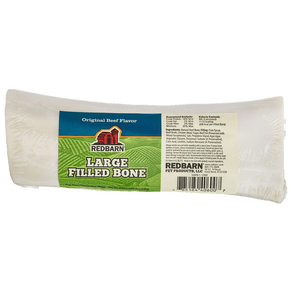 Redbarn Filled Bone Beef Large