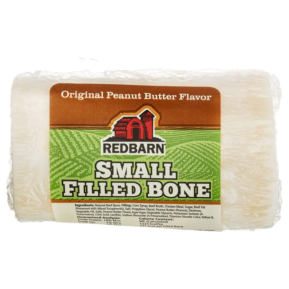 Redbarn Filled Bone Peanut Butter Small