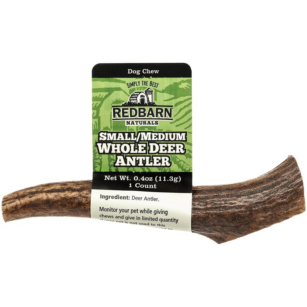 Redbarn Dog Chew Half Deer Antler Large