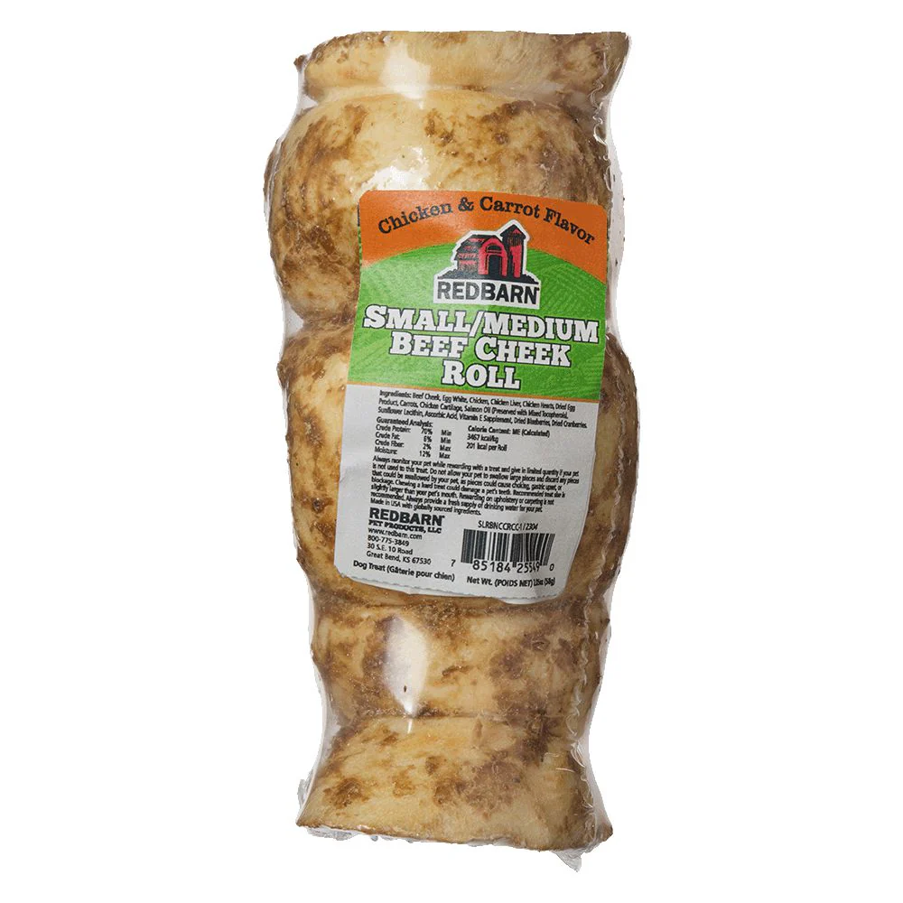 Redbarn Dog Beef Cheek Roll Chicken Medium