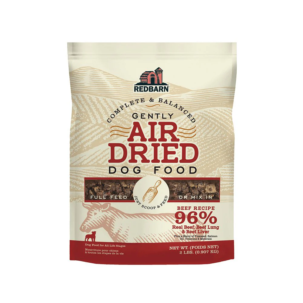 Redbarn Air Dried Beef Dog Food 2#