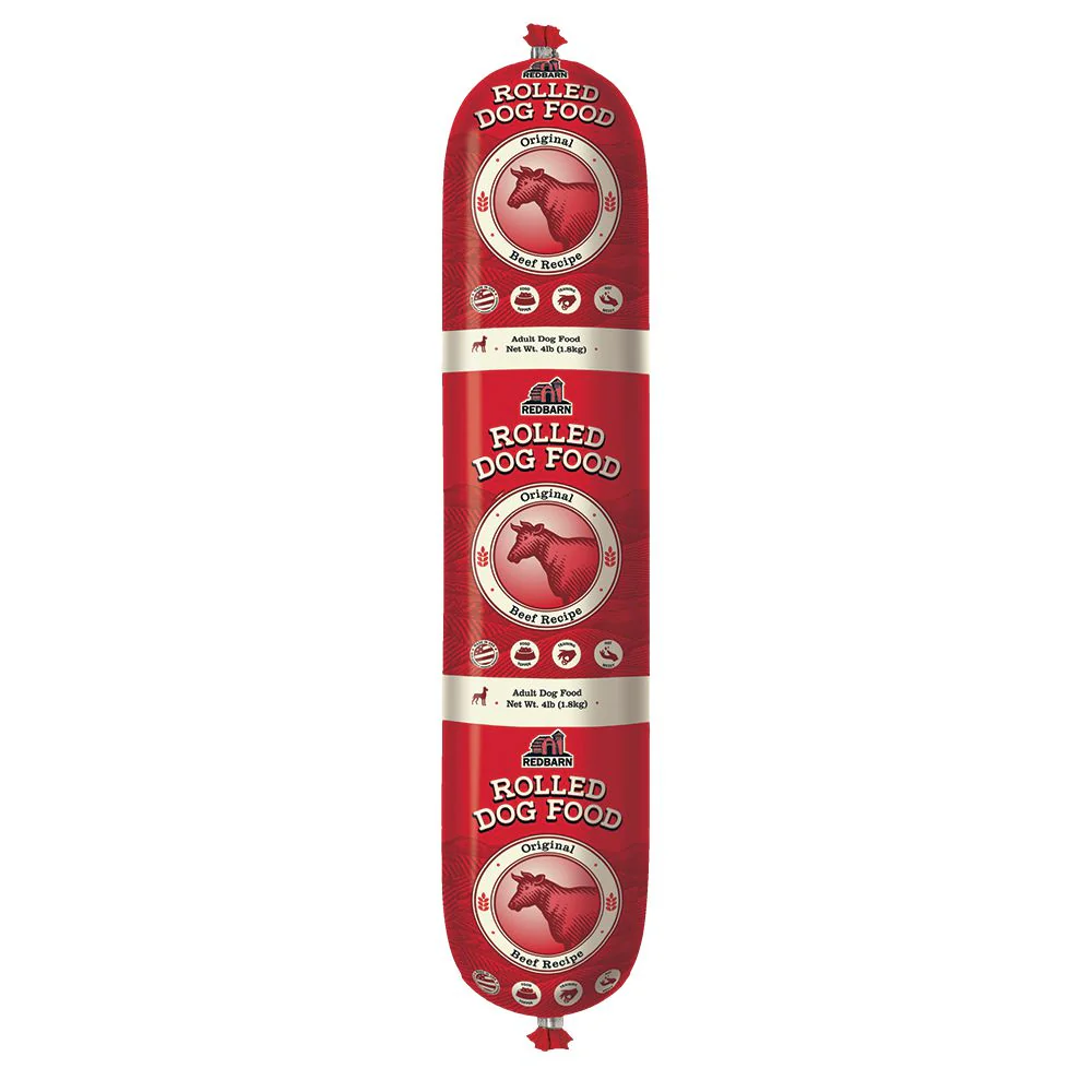 Redbarn Beef Dog Food Roll 4#