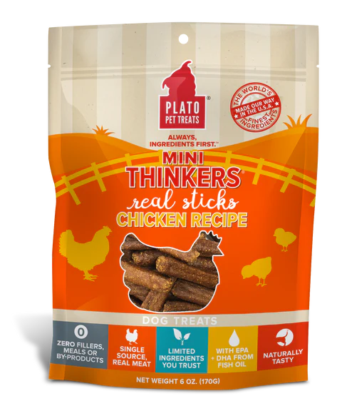 Plato Small Bites Dog Treats Chicken 6oz