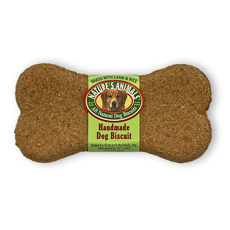 Natures Animals Dog Biscuit Lamb & Rice Bone Medium