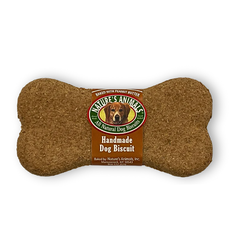 Natures Animals Dog Biscuit Peanut Butter Bone Medium