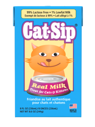 Cat Sip Cat Treats Real Milk 8oz