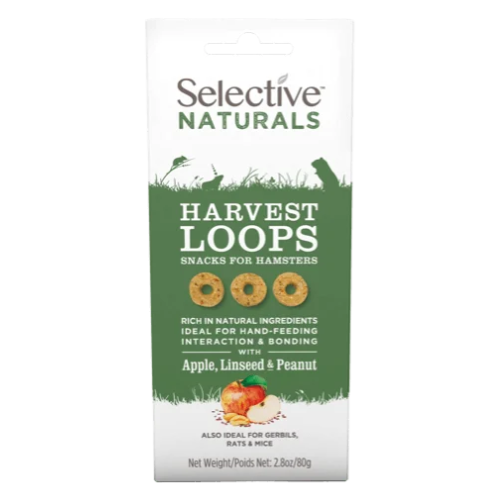 Supreme Selective Naturals Small Animal Treats Harvest Loops 2.8oz