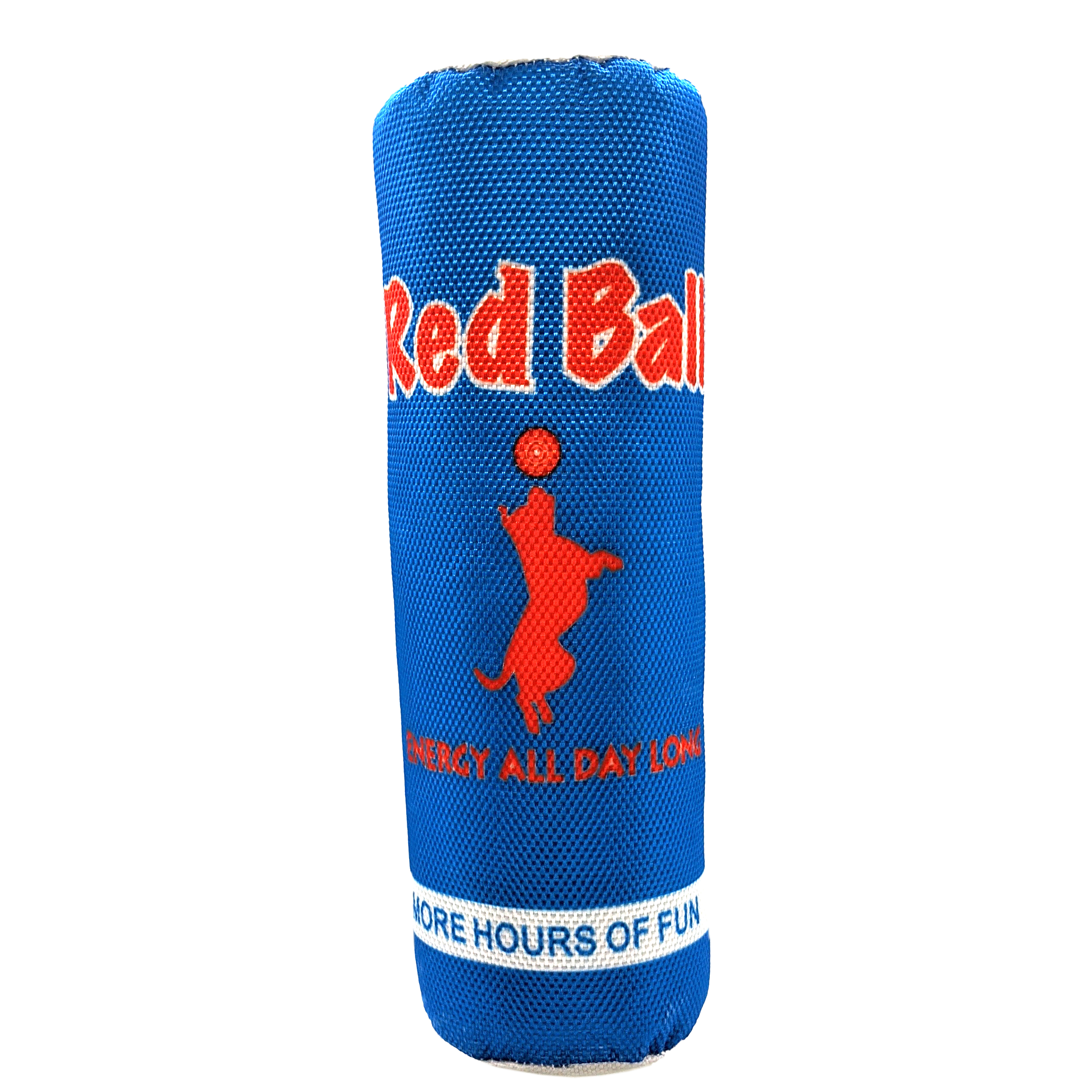 Ethical Dog Toy Red Ball Fun Drinks Squeaky Plush 9.5"