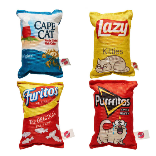 Ethical Pet Products Fun Food Kitty Chips Cat Toy Assorted