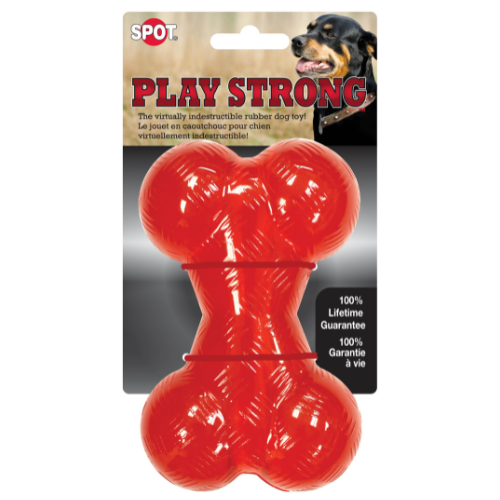 Ethical Dog Toy Play Strong Rubber Bone 5.5"