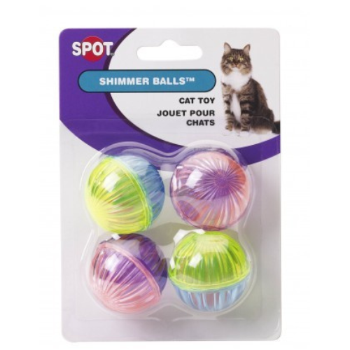 Ethical Cat Toy Shimmer Ball 4 Pack