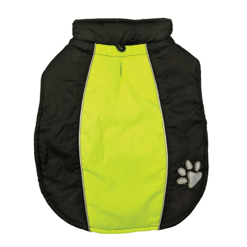 Ethical Pet Sporty Dog Jacket Black & Green MD