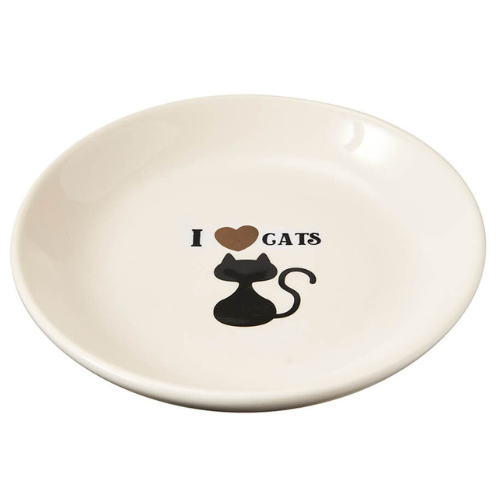 Ethical Pet I Love Cats Saucer 5"