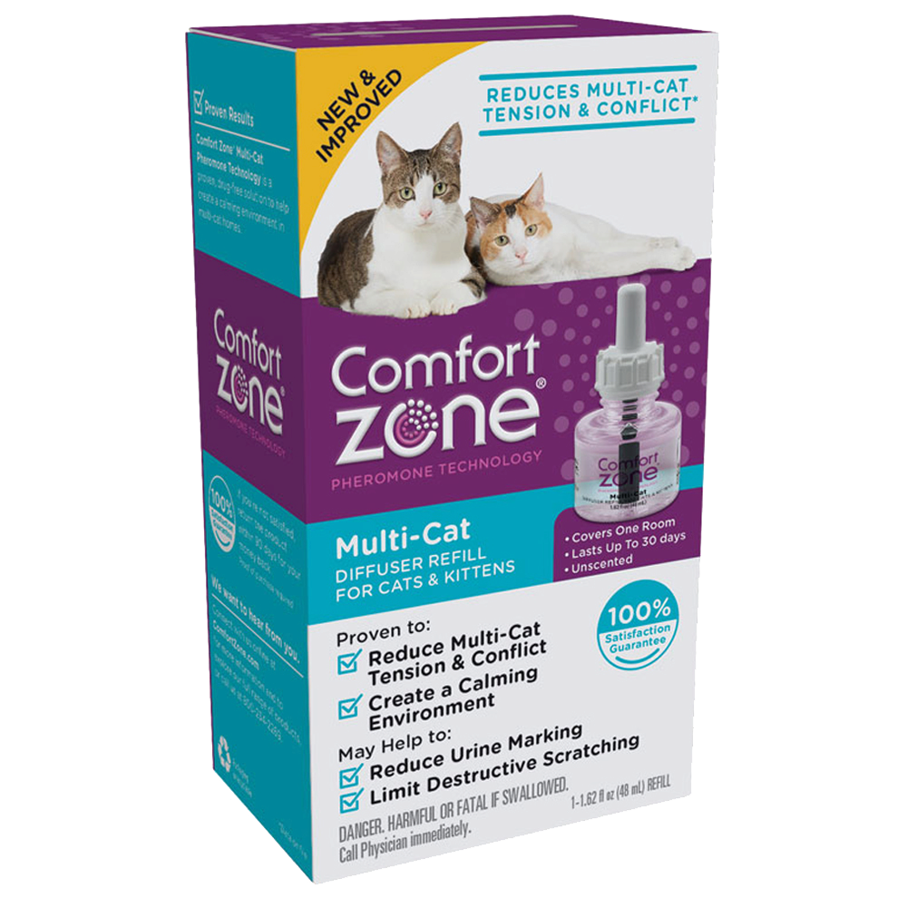 Comfort Zone Multicat Calming Diffuser Refill For Cats & Kittens 1 Pack