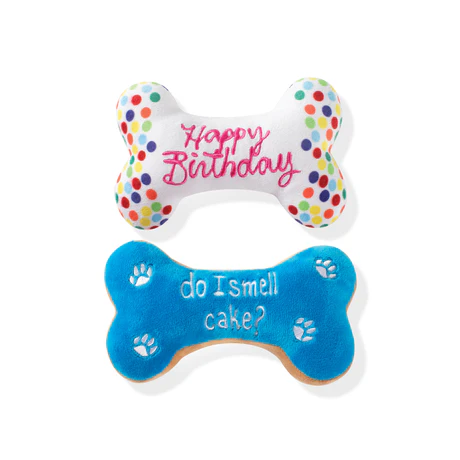 Fringe Dog Toy Birthday Bone Cookies