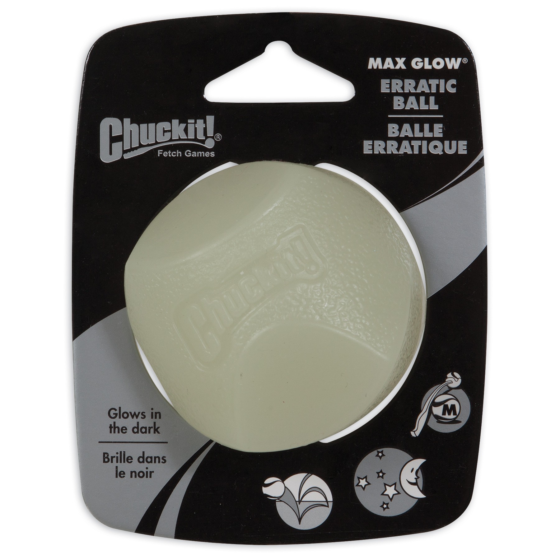 Chuckit! Dog Toy Ball Max Glow Medium