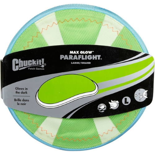 Chuckit! Dog Toy Paraflight Max Glow Large