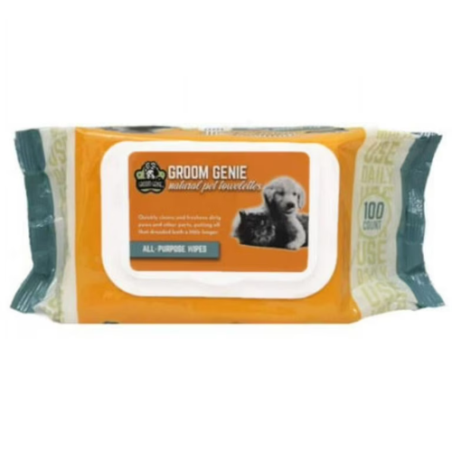 Multipet Groom Genie Daily Clean Wipes 100CT