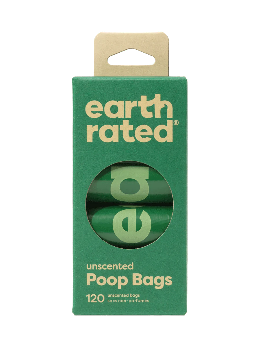 Earth Rated Poop Bags Unscented 8 Roll 120 CT