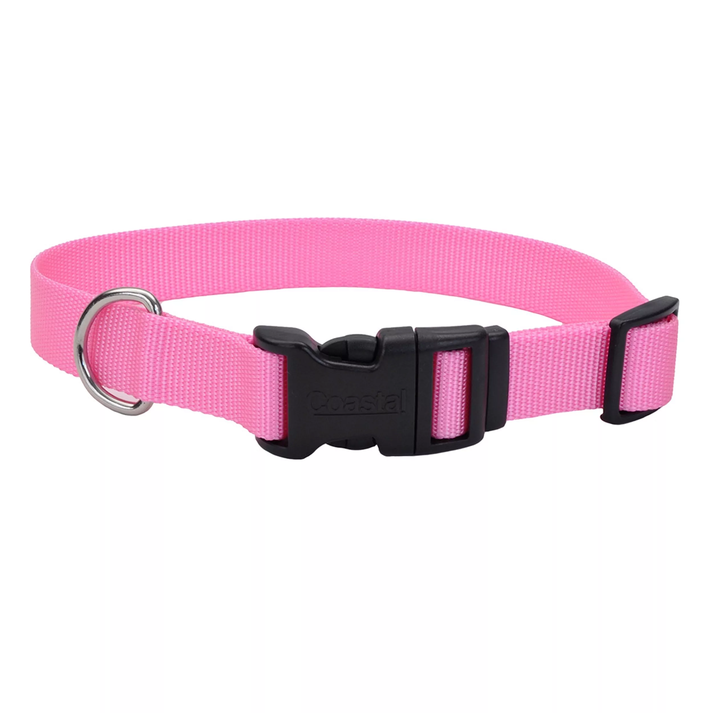 Coastal Tuff Nylon Dog Collar 1 x 20'' Pink