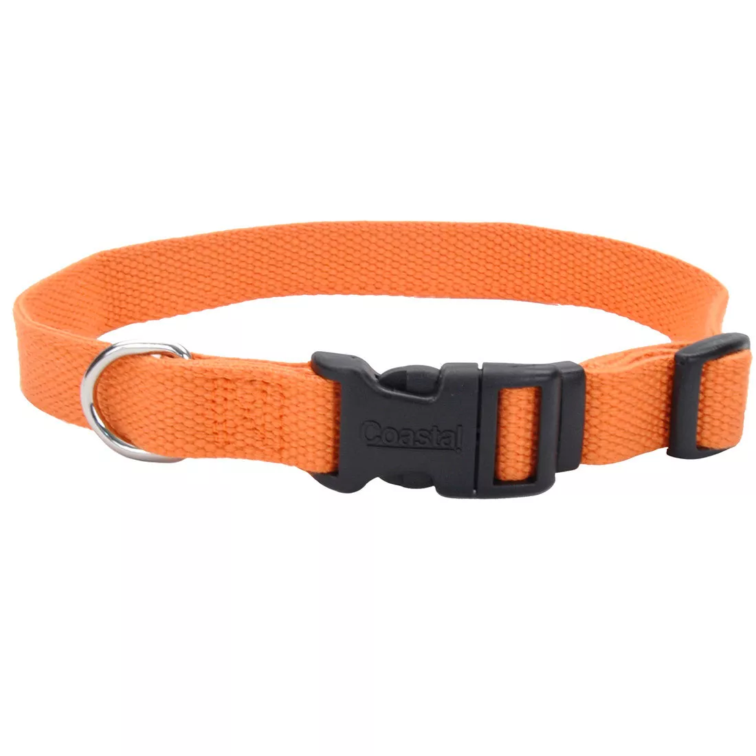 Coastal Earth Soy Dog Collar 1 x 26'' Pumpkin Orange