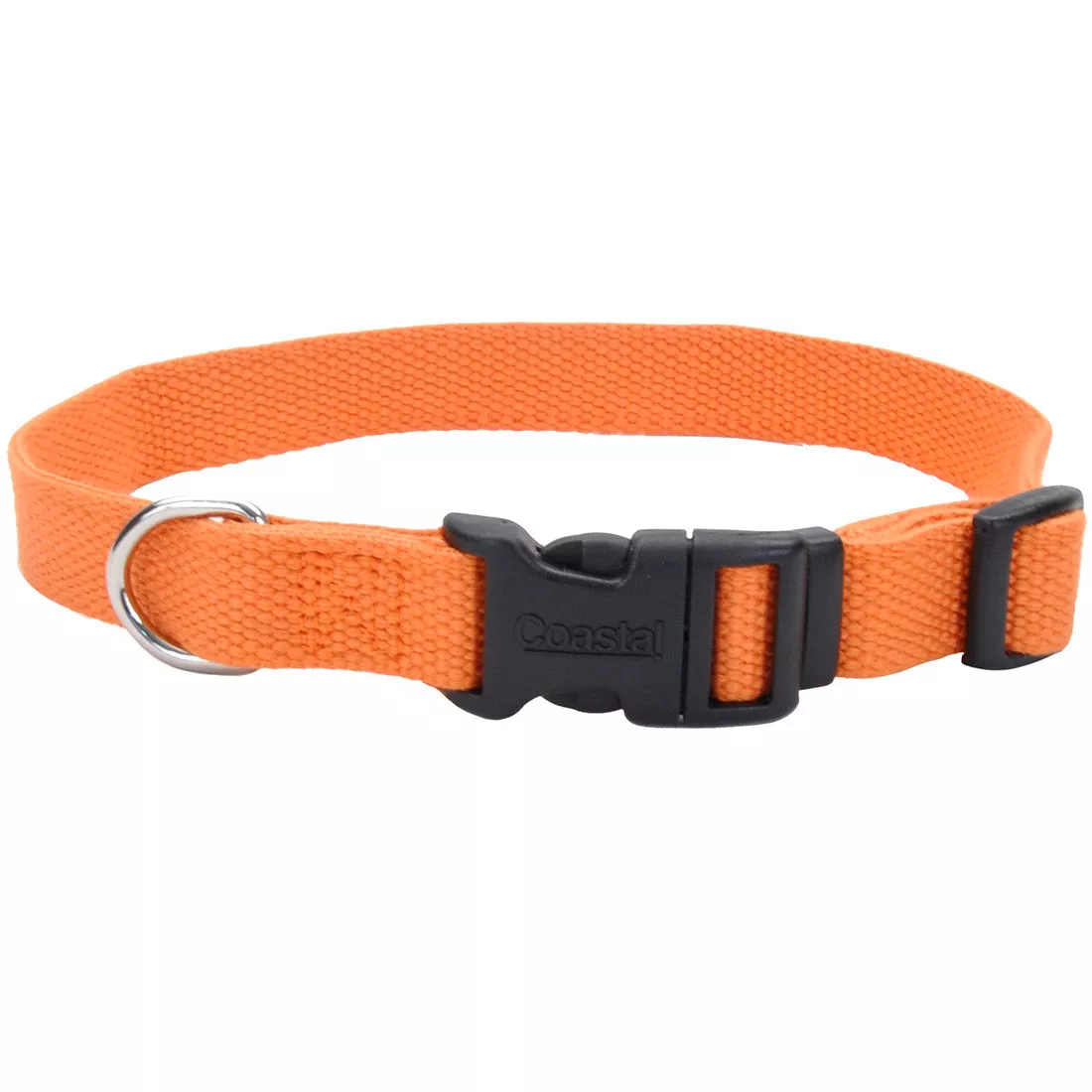 Coastal Earth Soy Dog Collar 3/4 x 18'' Pumpkin Orange
