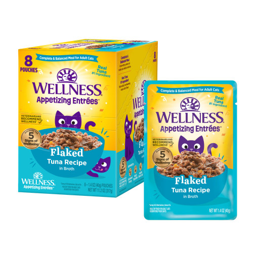 Wellness Cat Appetizing Entrees Flaked Tuna 1.4oz