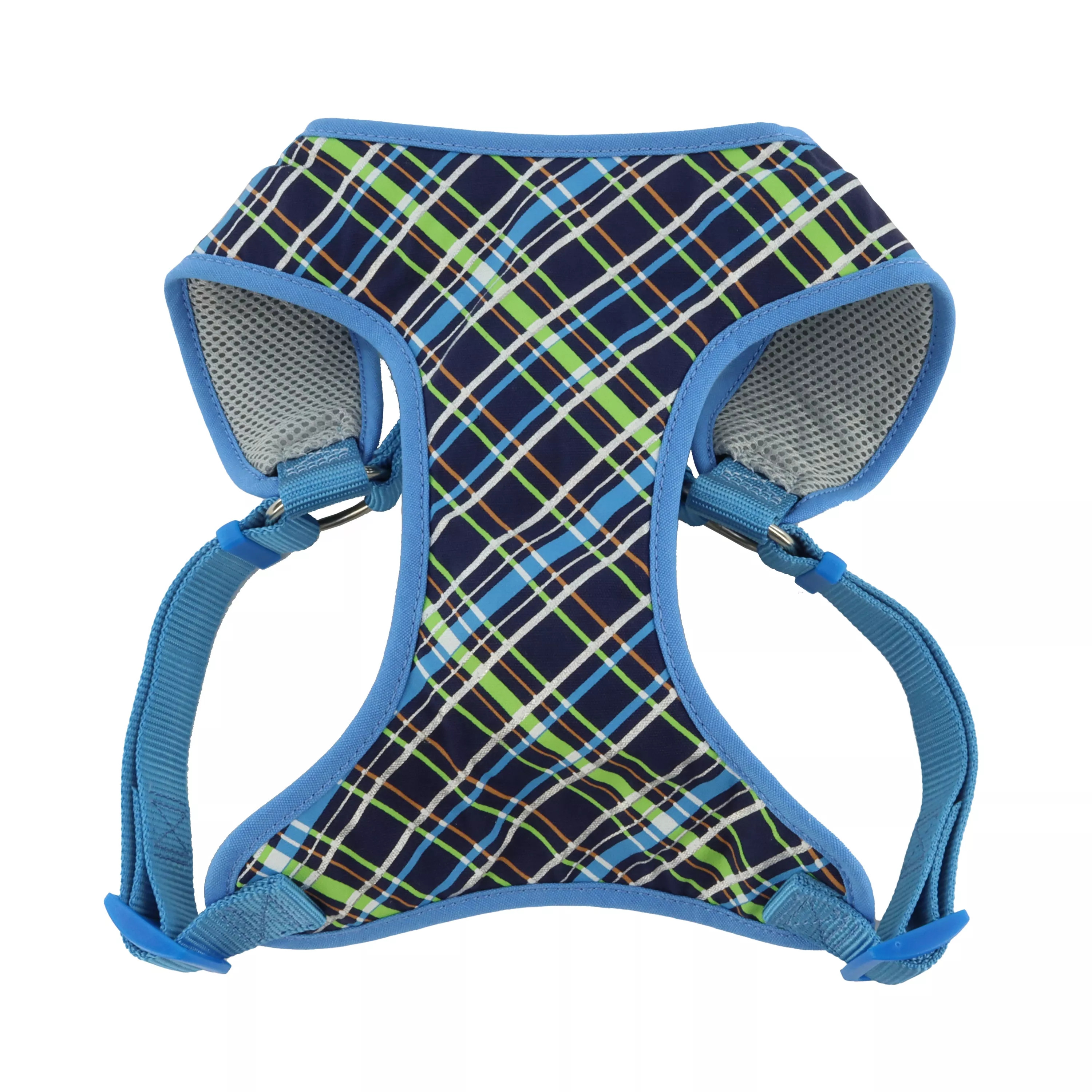 Coastal Pet Attire Adjustable Dog Harness Medium 3/4 -  22-28'' Plaid