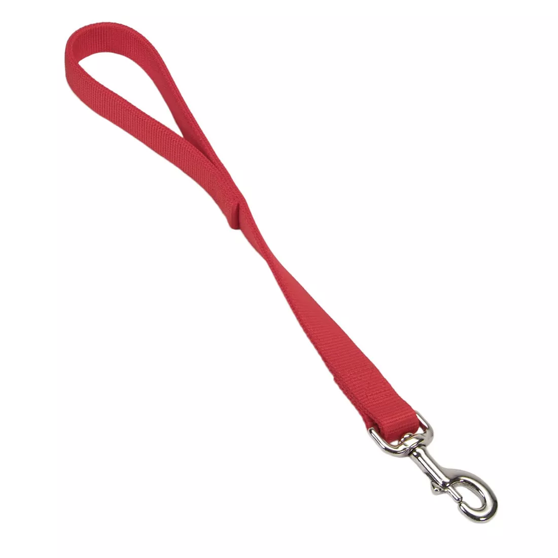 Coastal Double Nylon Dog Traffic Leash 1 x 24'' Red