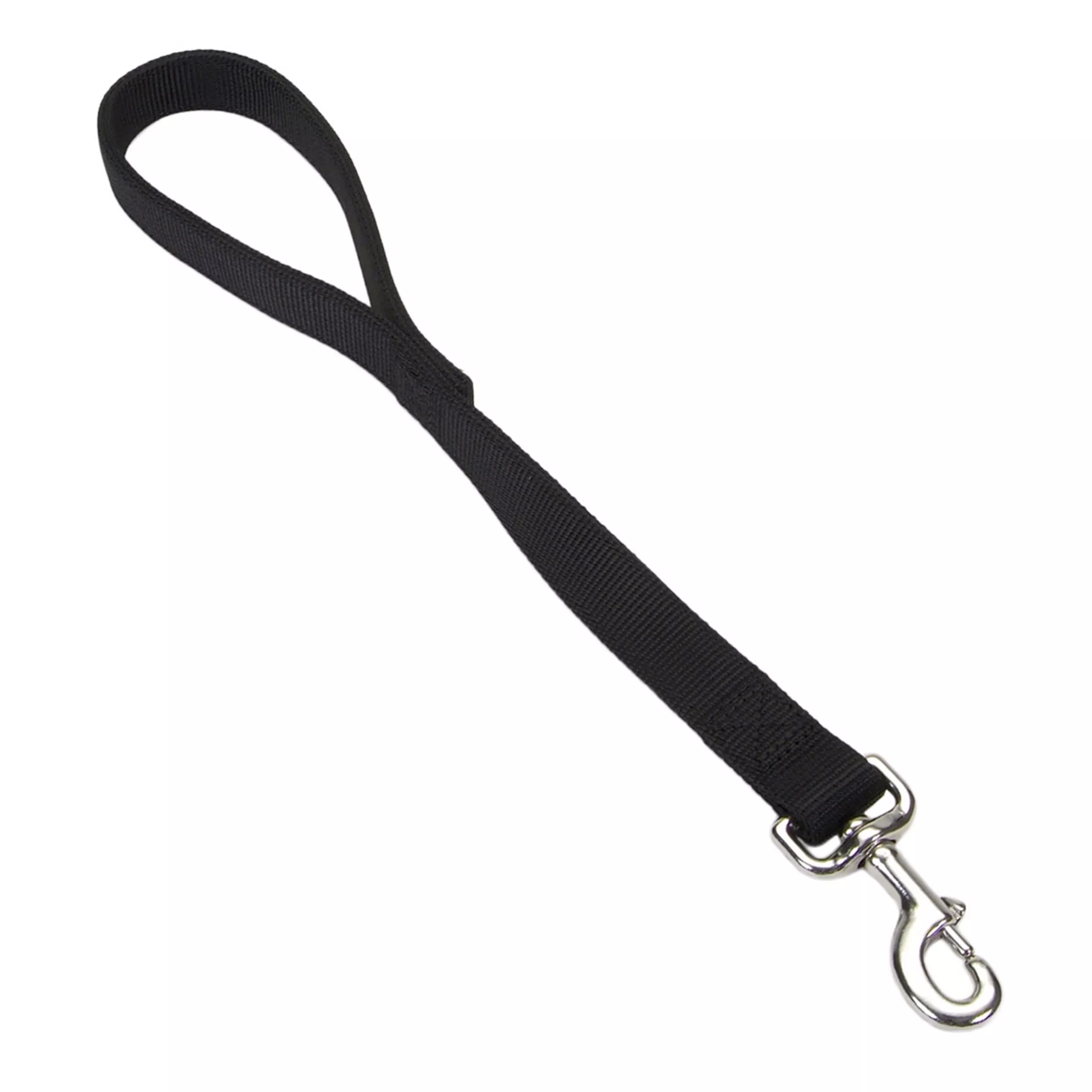 Coastal Double Nylon Dog Traffic Leash 1 x 24'' Black