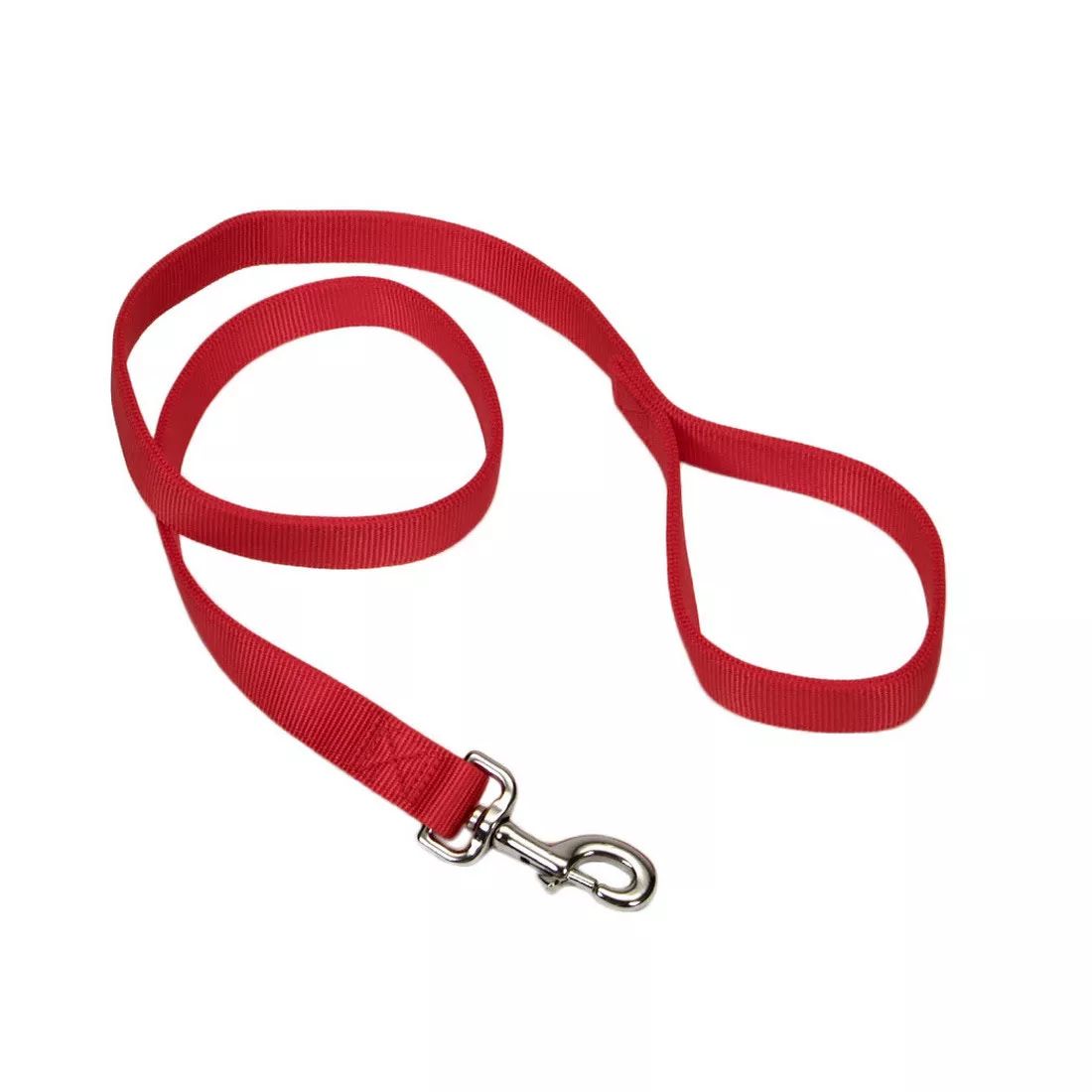 Coastal Double Nylon Dog Leash 1'' x 4' Red