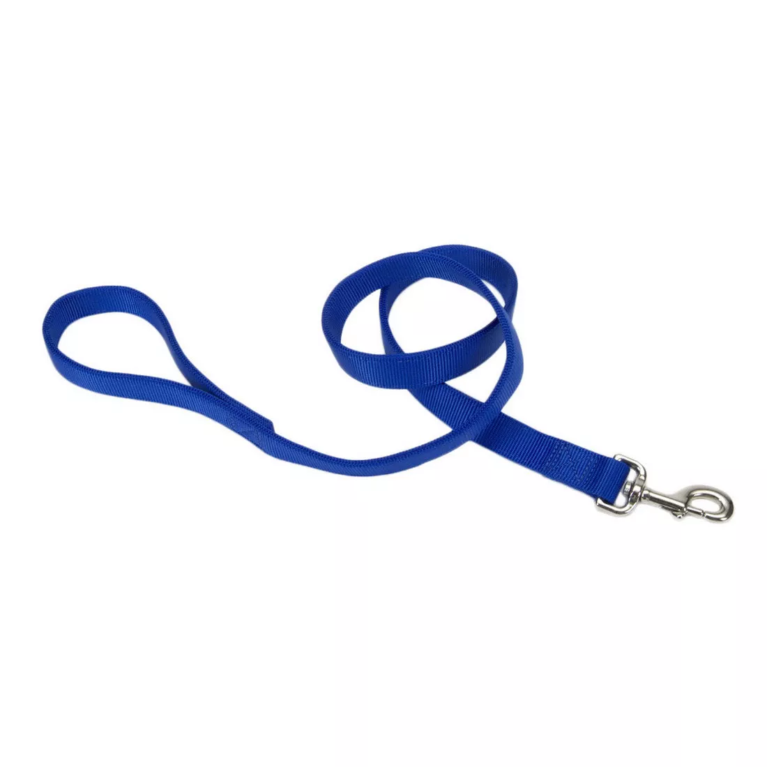 Coastal Double Nylon Dog Leash 1'' x 4' Blue