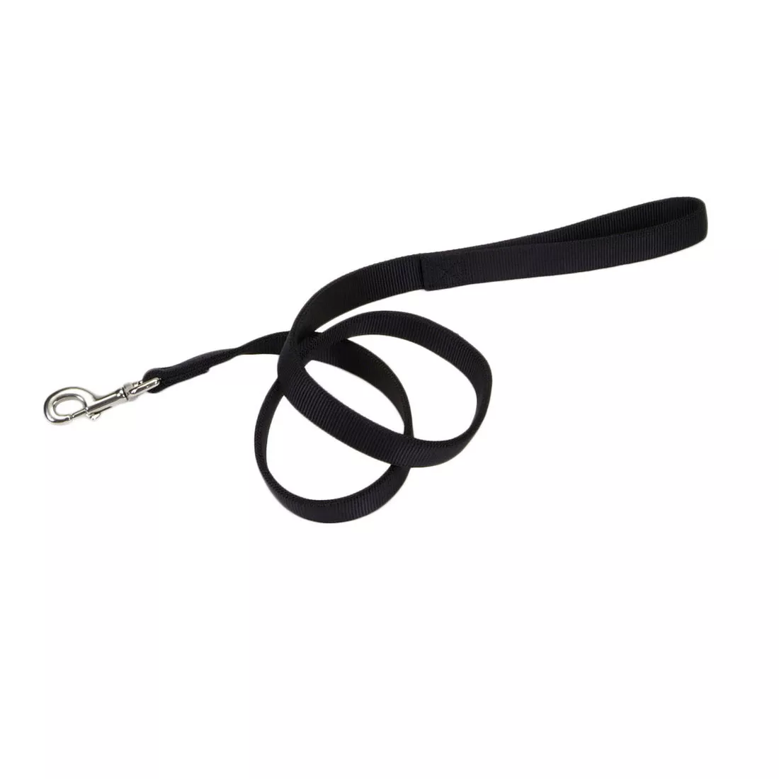 Coastal Double Nylon Dog Leash 1'' x 4' Black