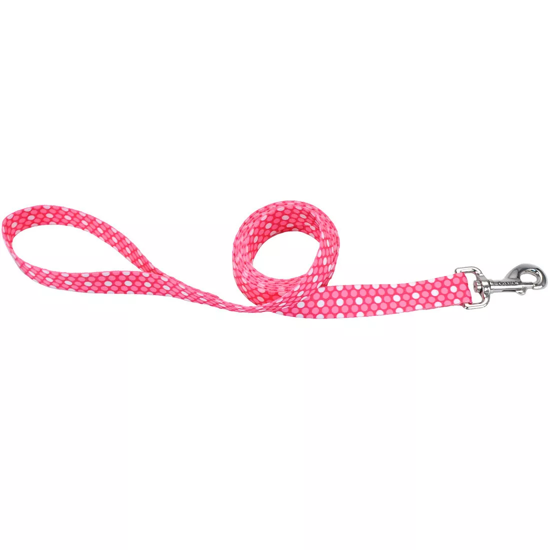 Coastal Pet Attire Dog Leash 3/4'' x 6' Pink Polka Dots