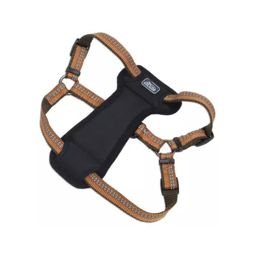 K9 Explorer Reflective Padded Dog Harness 5/8 x 12-18'' Campfire Orange