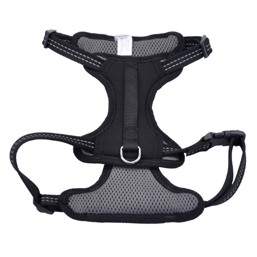 Coastal Reflective Control Handle Dog Harness Medium Black