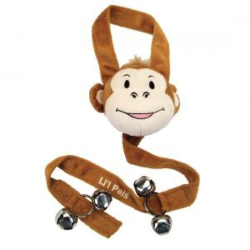 Li'l Pals Dog Potty Training Bells Monkey