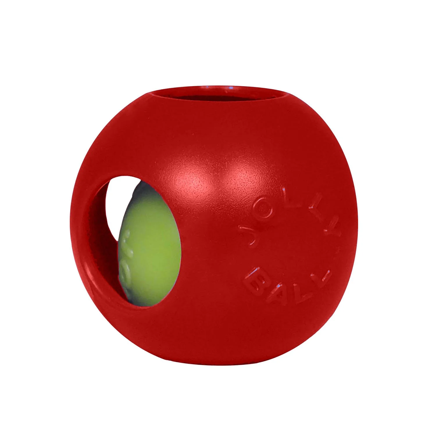 Jolly Pets Dog Toy Teaser Ball 8'' Red