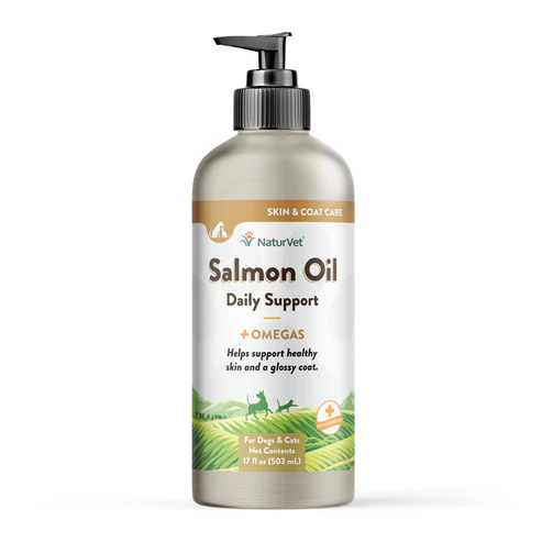 NaturVet Unscented Salmon Oil 17oz