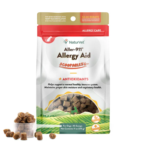 Naturvet Dog Scoopables Aller 911 Allergy Aid 11oz