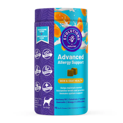 Evolutions By Naturvet Dog Advanced Allergy Support Soft Chew 90ct