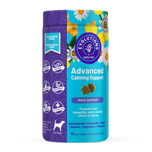 Evolutions By Naturvet Dog Advanced Calming Support Soft Chew 90ct