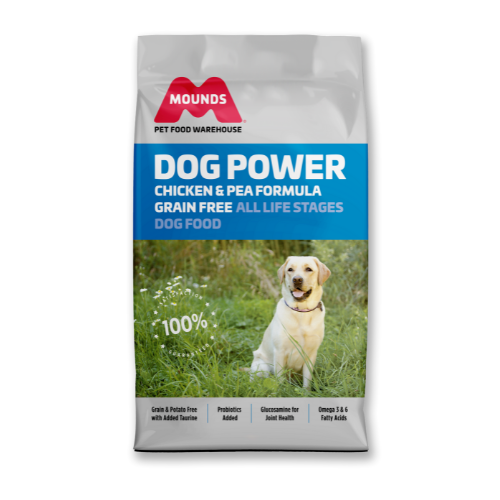 Mounds Dog Power Grain Free Chicken & Pea 15#