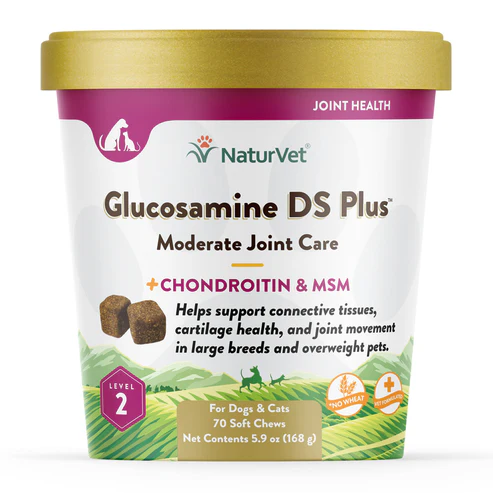 NaturVet Glucosamine DS Plus Level 2 Chews 70 CT