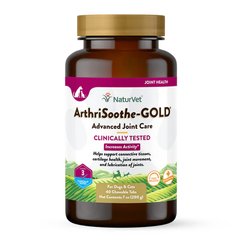 NaturVet ArthriSoothe Gold 3 Chews 40 CT