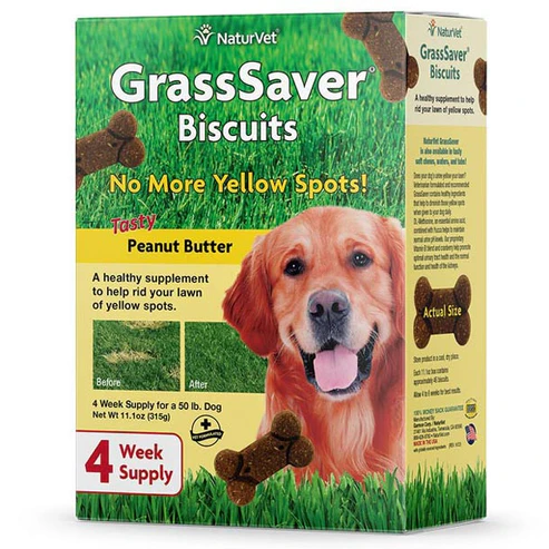 NaturVet Dog GrassSaver Biscuits 10oz