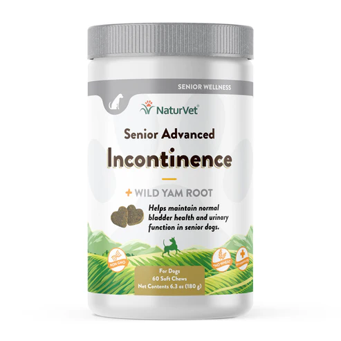 Naturvet Dog Senior Advanced Incontinence 60 Count Soft Chews