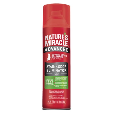 Nature's Miracle Advanced Can Stain & Odor Eliminator Foam 17.5oz