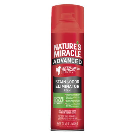 Nature's Miracle Advanced Dog Stain & Odor Eliminator Foam 17.5oz