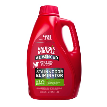 Nature's Miracle Dog Advanced Formula Stain & Odor Eliminator Jug 1 Gallon